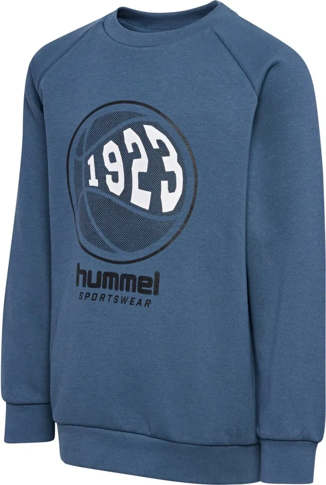 Свитшот детский с капюшоном Hummel, синий