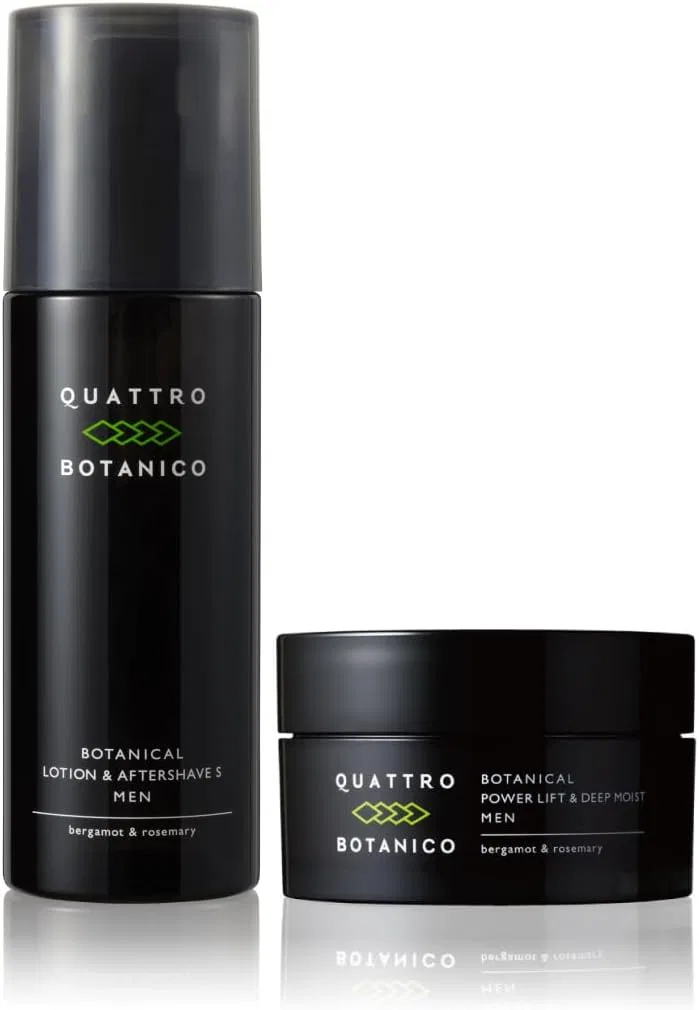 Набор для ухода за кожей лица QUATTRO BOTANICO, лосьон и крем, 200 мл, для мужчин