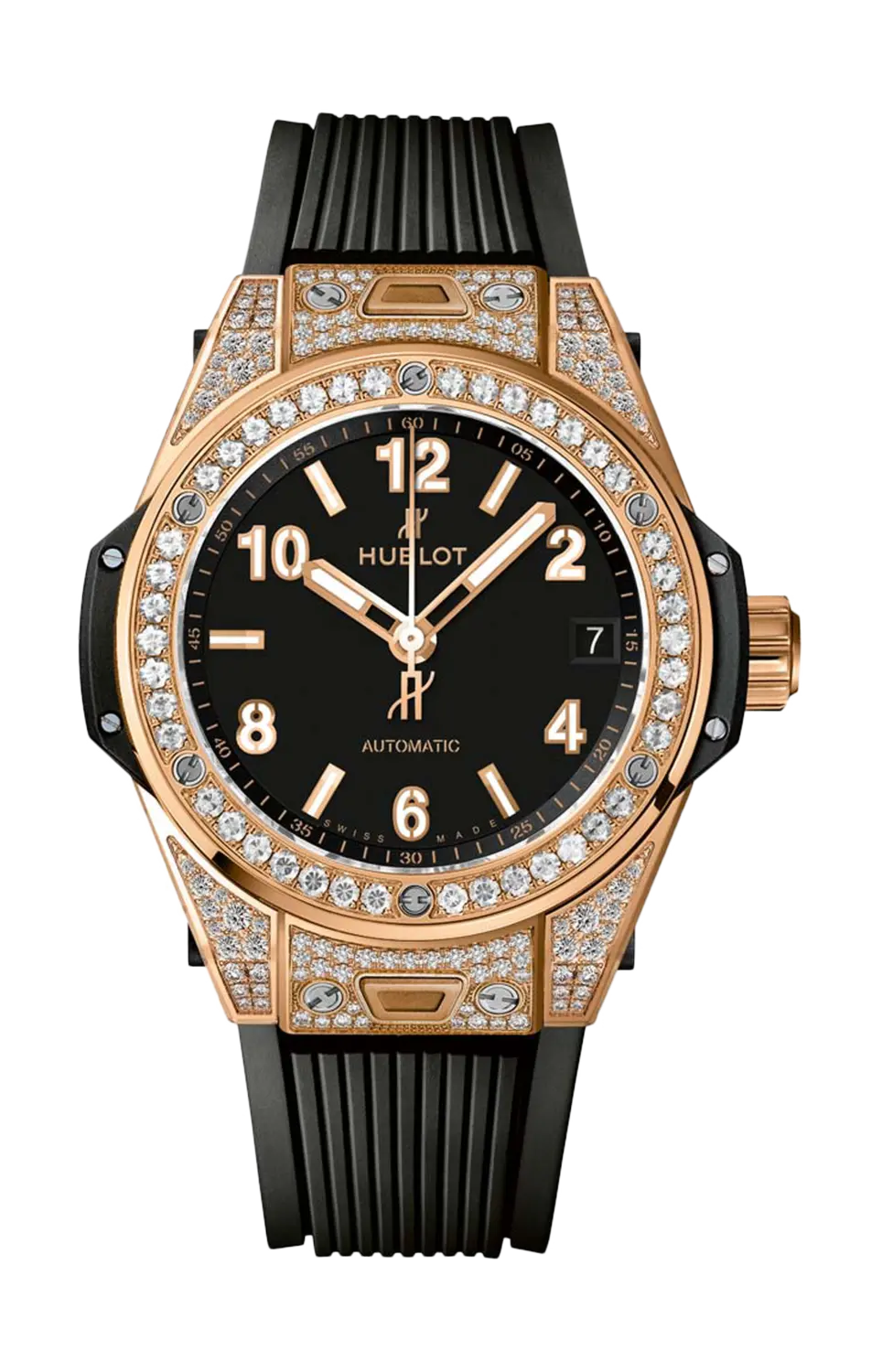 

Часы one click king gold pave Hublot