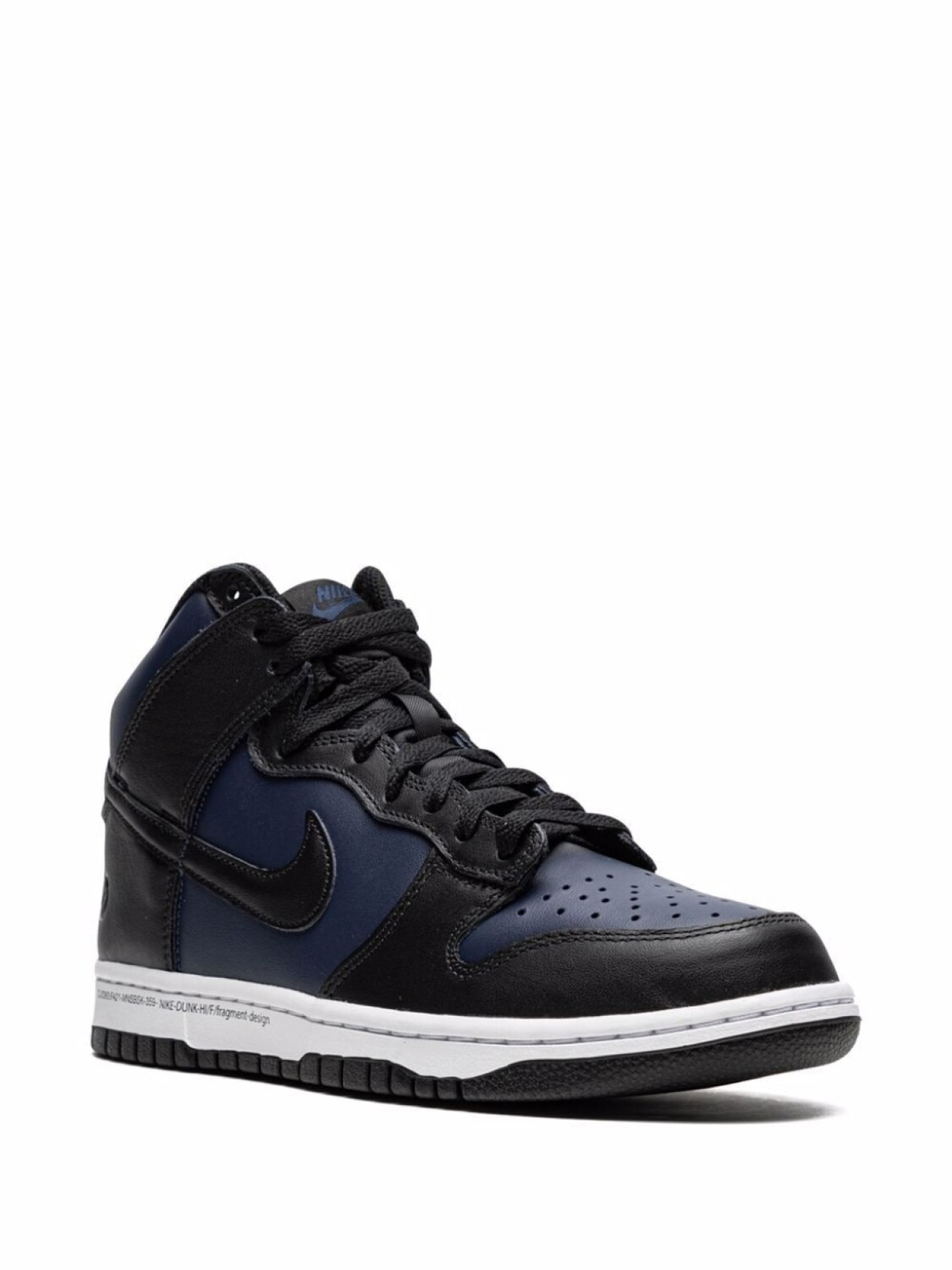 Кроссовки Dunk High Nike, черный — фото 2