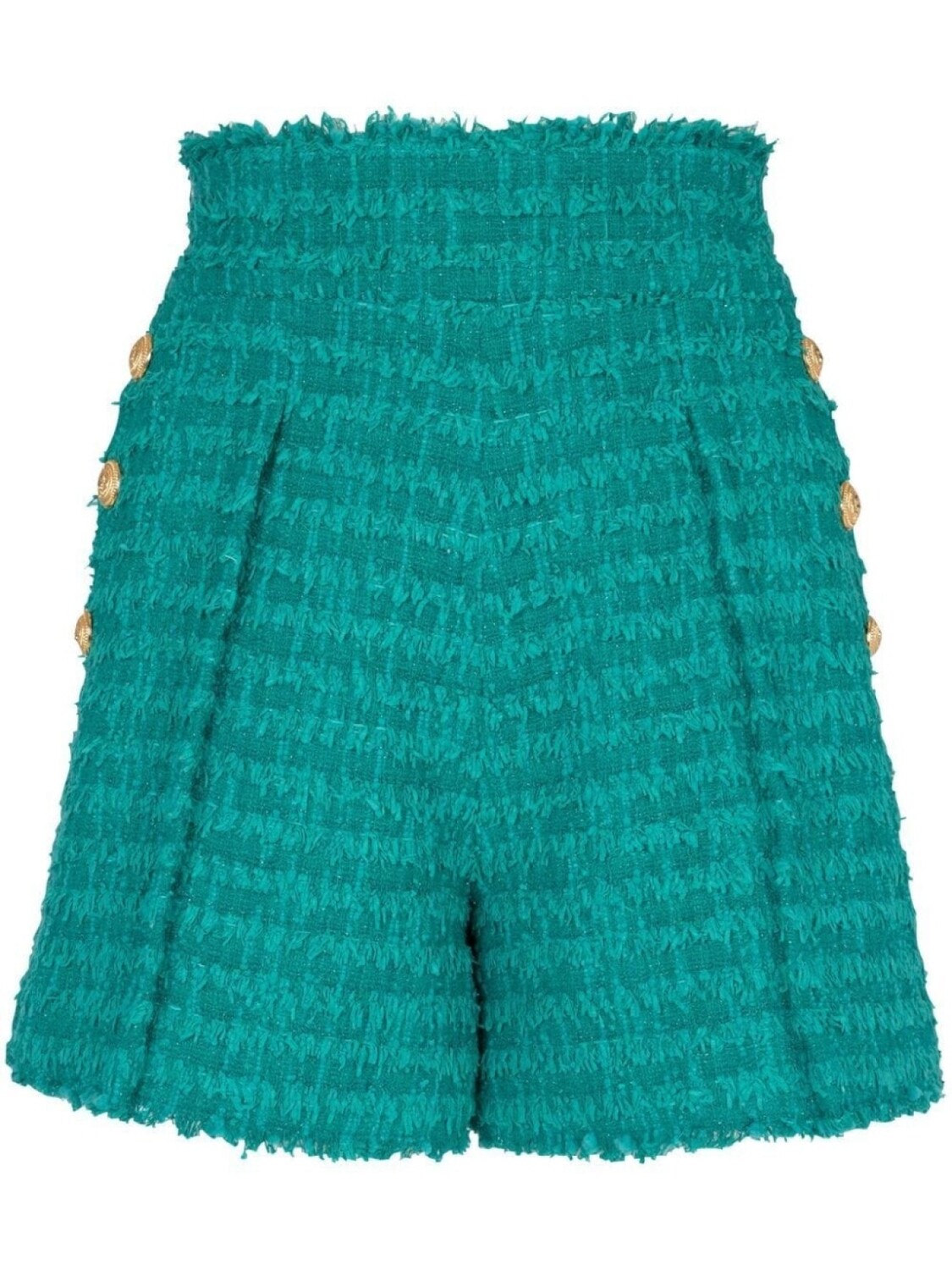 

Balmain твидовые шорты, зеленый