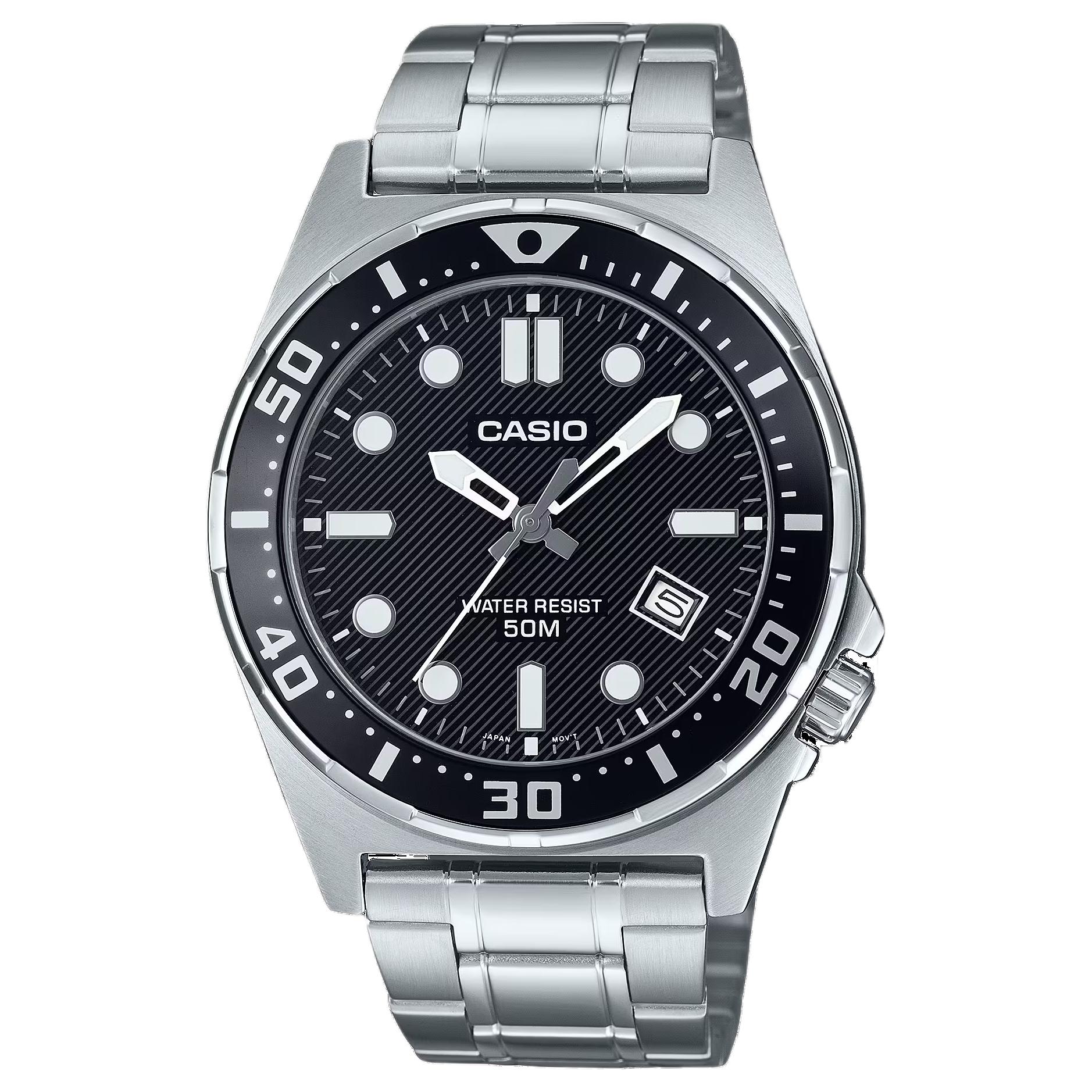 

CASIO Часы Men Standard Series Black Watch MTD-135D-1AV, Black Dial