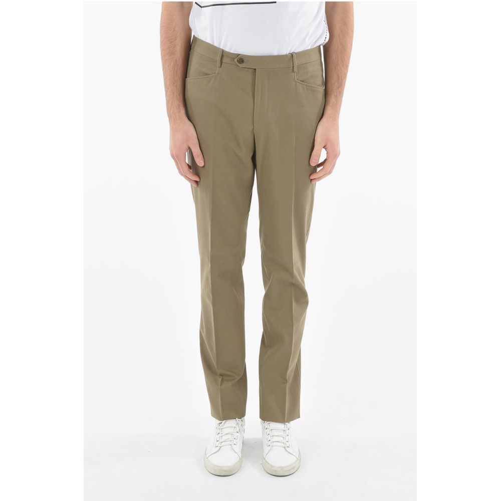 

Элегантные брюки из хлопка с накладным карманом Corneliani, Brown