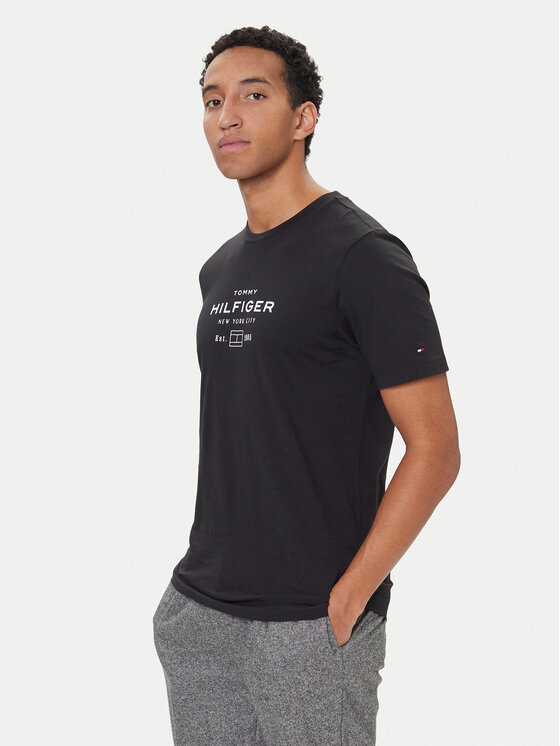 

Футболка regular fit Stack Graphic MW0MW40002 Tommy Hilfiger, черный