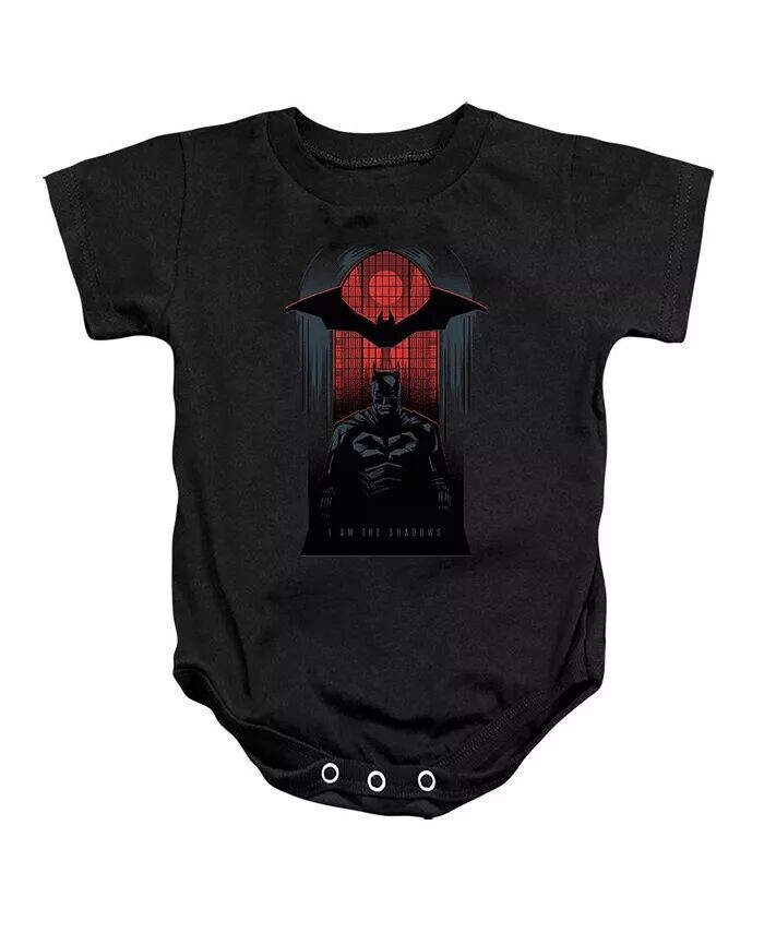 

Комбинезон The Baby I Am The Shadows для маленьких девочек Batman, черный
