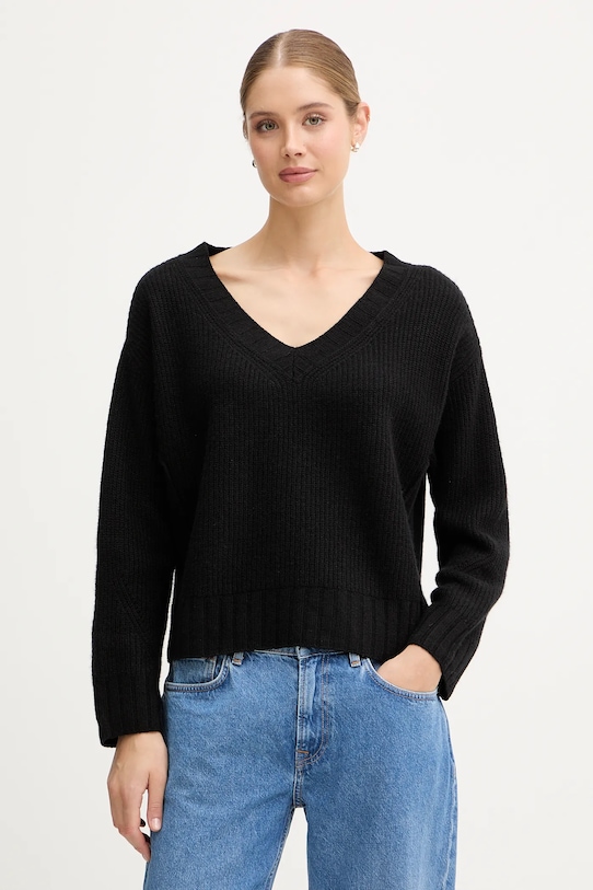 

Свитер из смесовой шерсти United Colors Of Benetton, черный