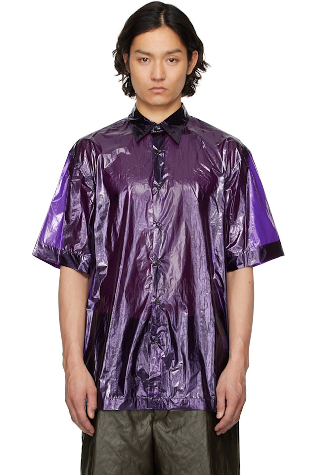

Прозрачная блузка Dries Van Noten, фиолетовый