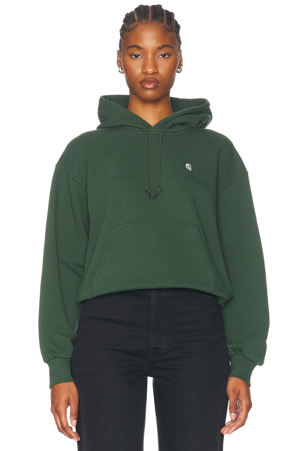 

Толстовка Casey с капюшоном Carhartt WIP, цвет Sycamore Tree & Silver