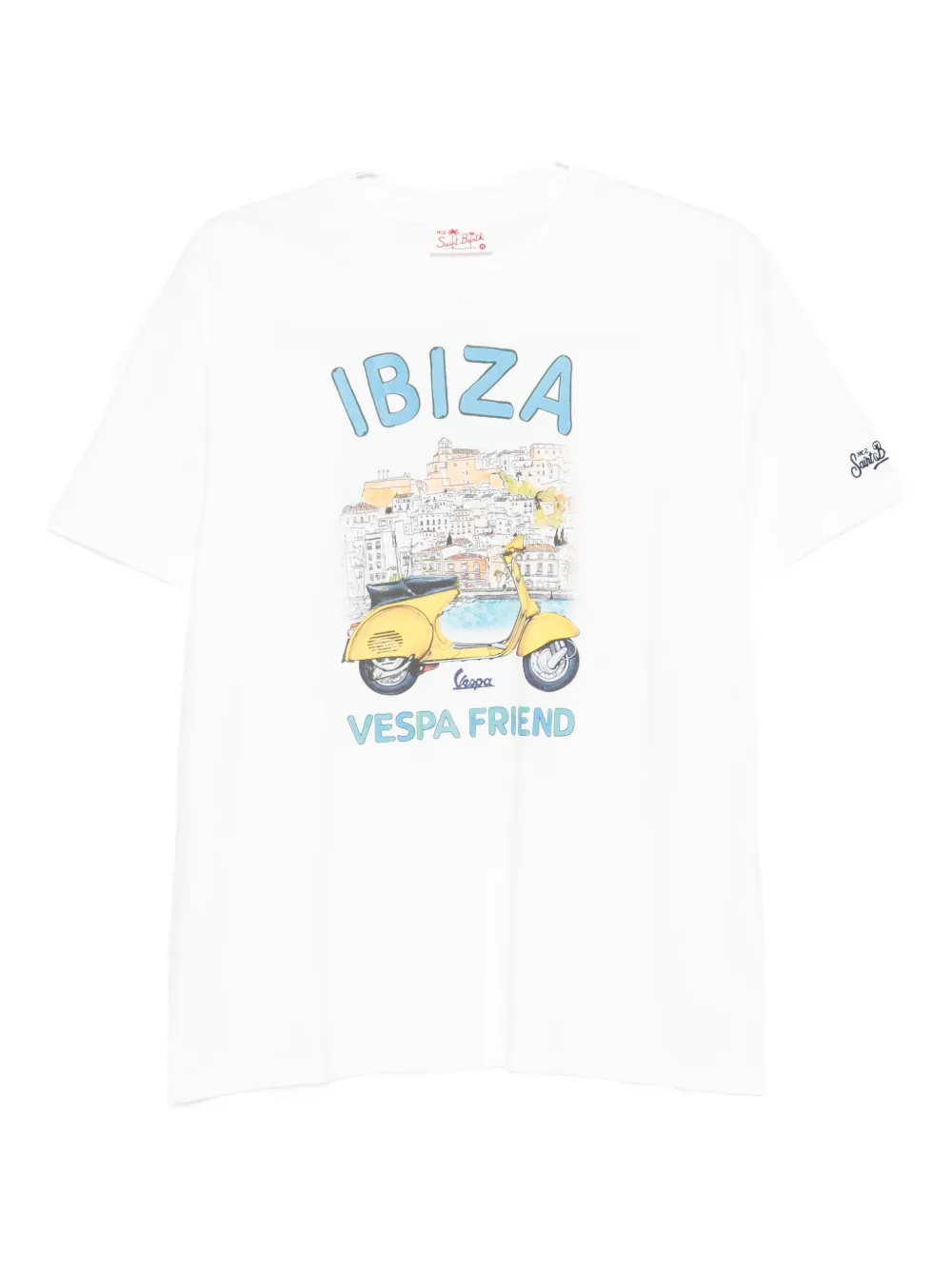 

Футболка с принтом Vespa MC2 SAINT BARTH, белый