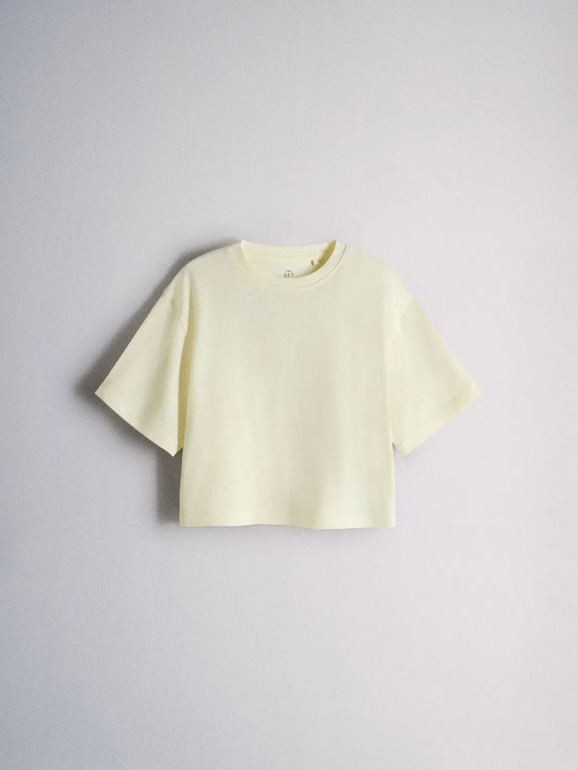 Футболка The Set, Light Yellow/Taupe/Mottled Grey/Rose/White — фото 3