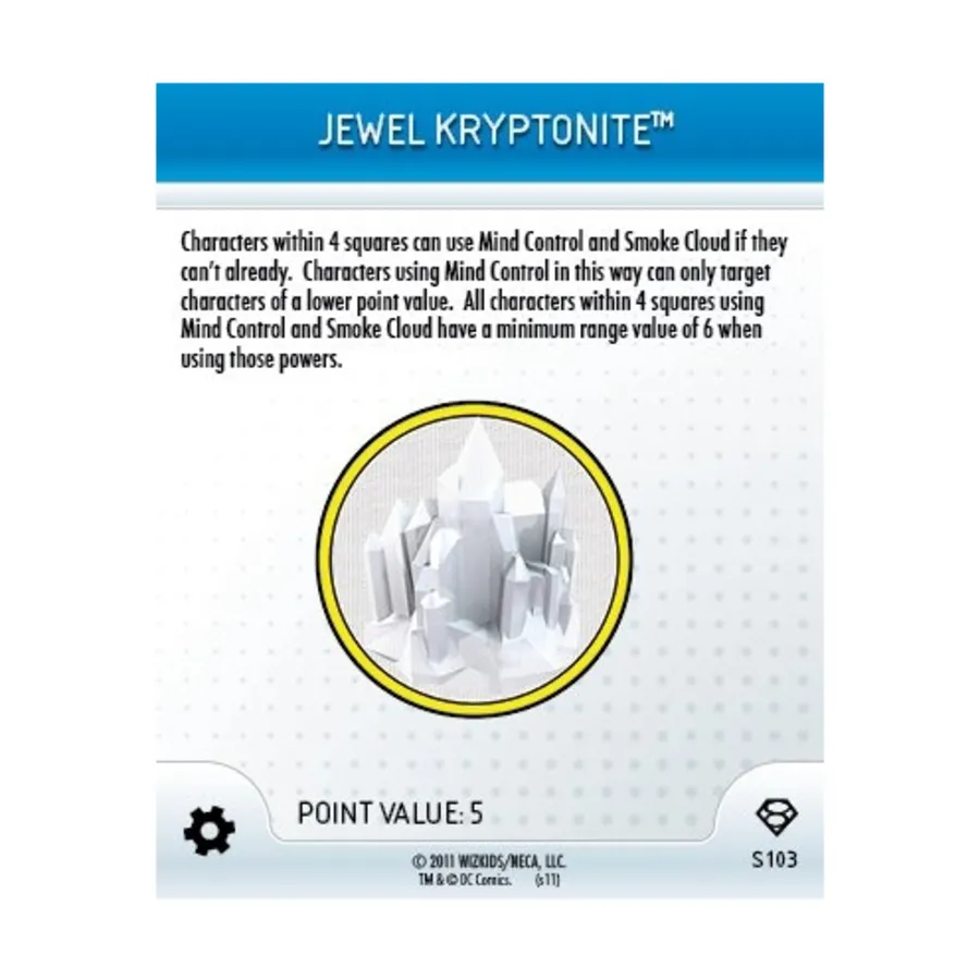 

Драгоценный криптонит, DC HeroClix - Superman - Singles