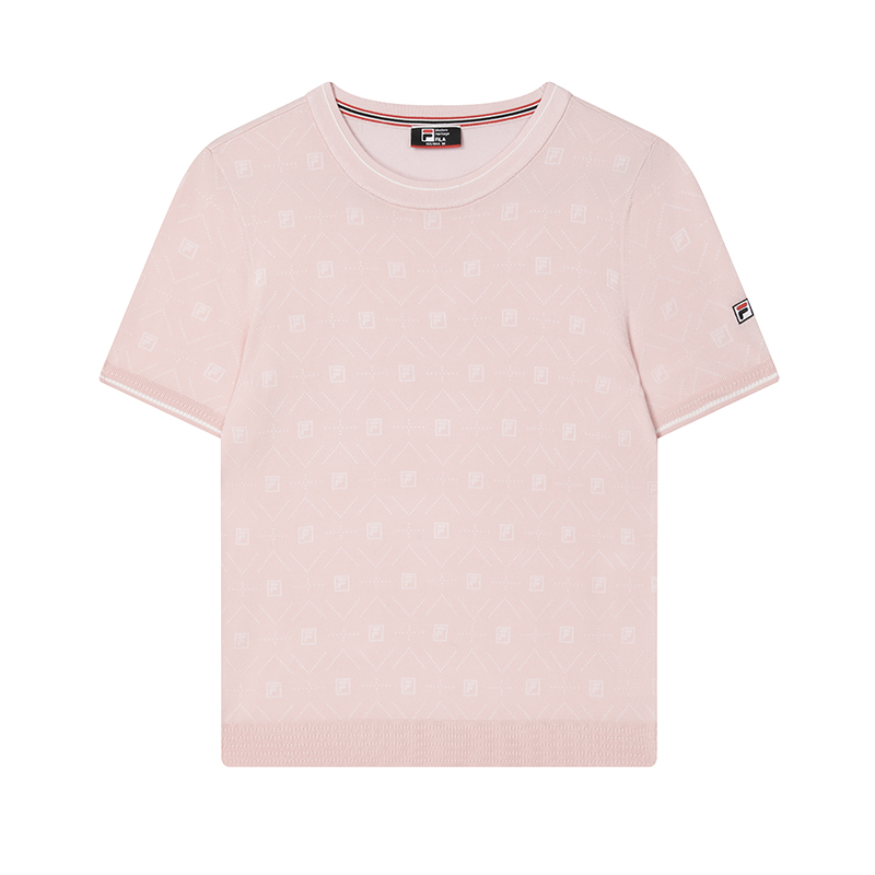 

FILA Трикотаж Мягкий Розовый Цвет Сакуры Women's Soft Cherry Blossom Pink