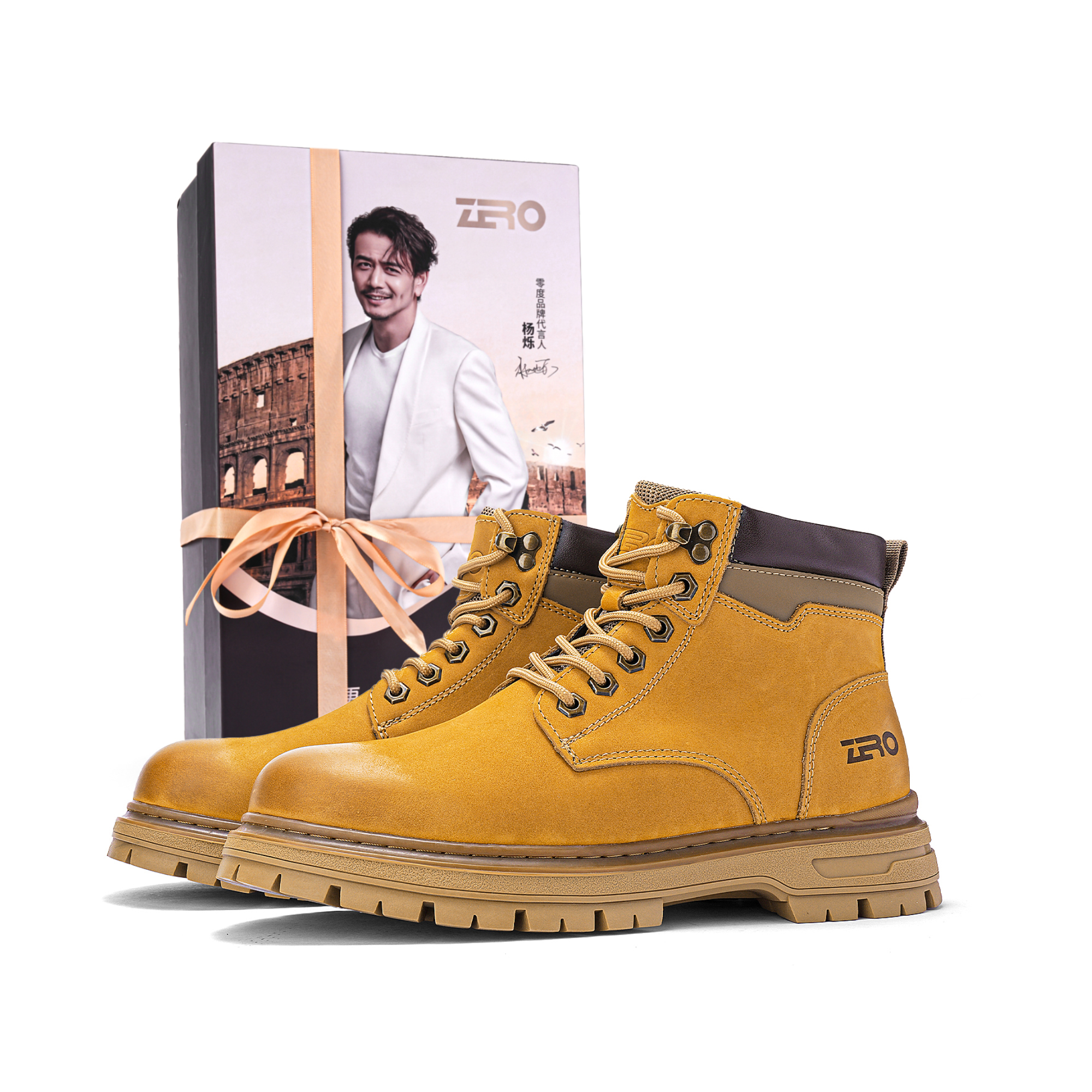 

ZRO Мужские ботинки Martin Earth Yellow