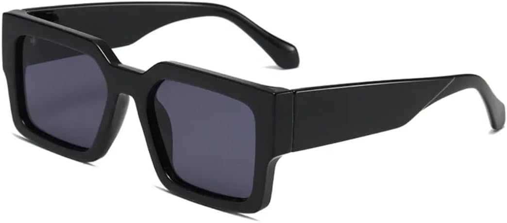 

Классические винтажные солнцезащитные очки для женщин и мужчин, роскошные, популярные, в стиле панк, для активного отдыха, с защитой от УФ-излучения UV400 (черные) TVTBBVV, Black Black