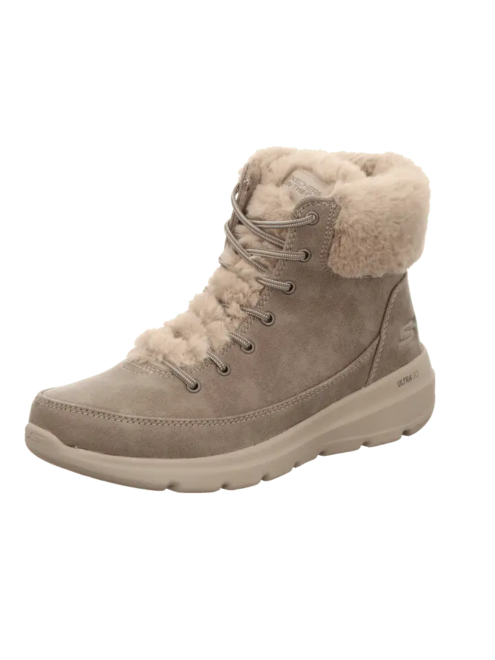 Сапоги Skechers Warmfutter Schnür Warmfutter Glacial Ultra, бежевый
