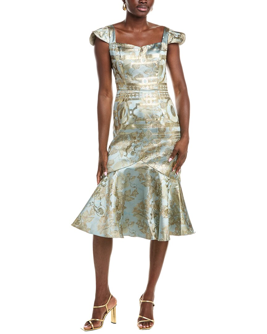 

Платье коктейльное с русалочным подолом Rene Ruiz, синий