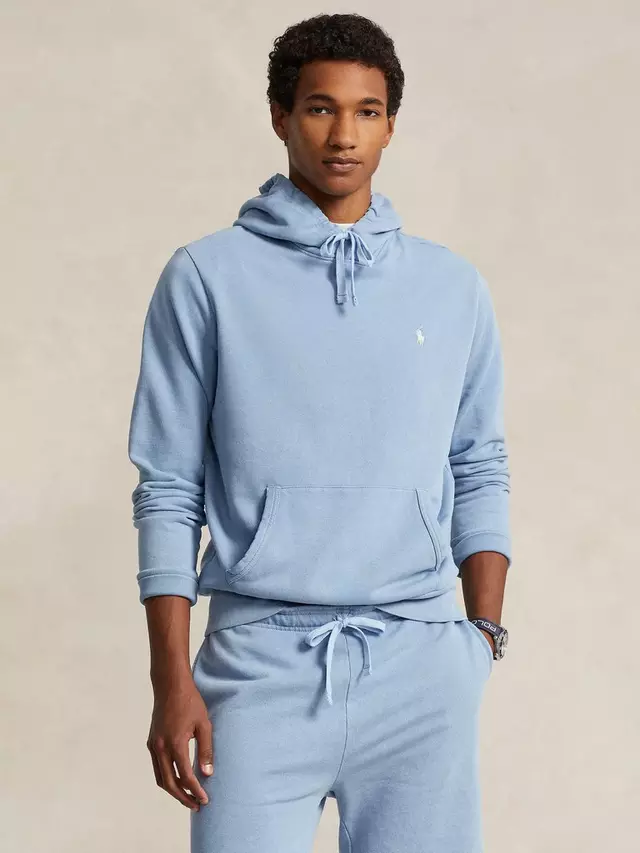 

Худи Ralph Lauren Loopback Fleece, цвет channel/blue