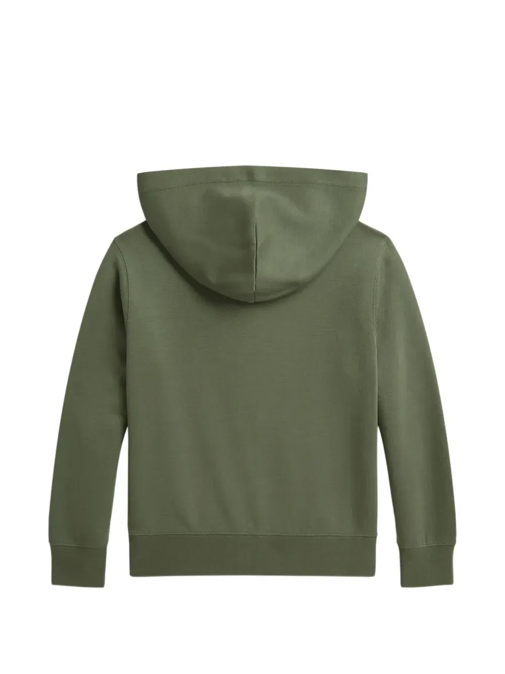 Худи на молнии с вышивкой Polo Ralph Lauren Kids, зеленый — фото 2