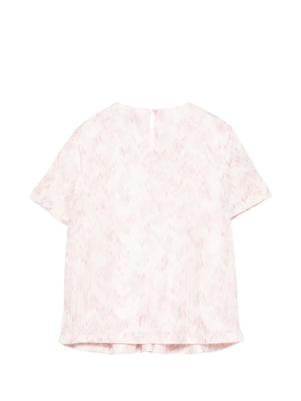 Топ с зигзагообразным узором Missoni Kids, белый — фото 2