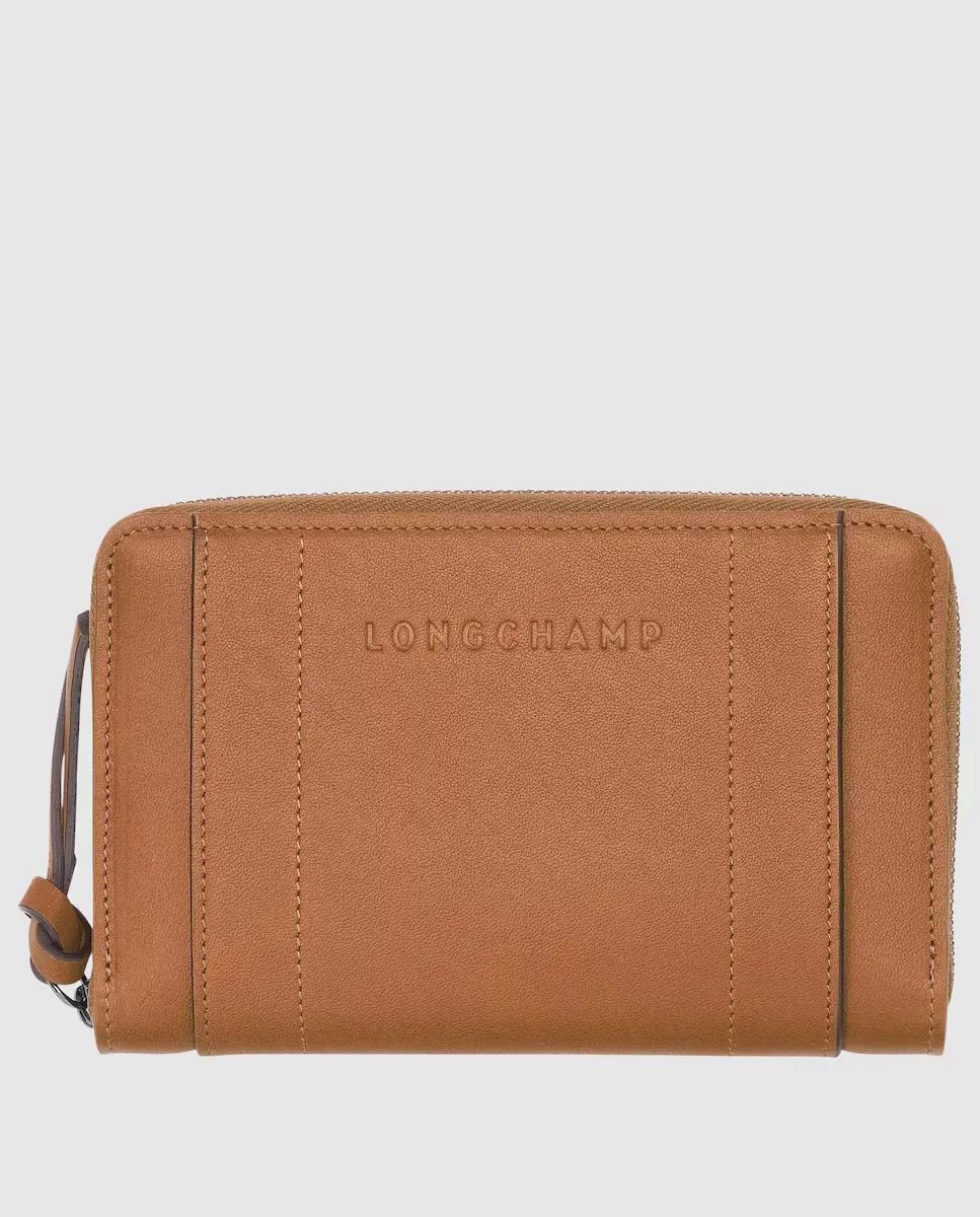 

Женский кошелек Longchamp 3D, натуральный