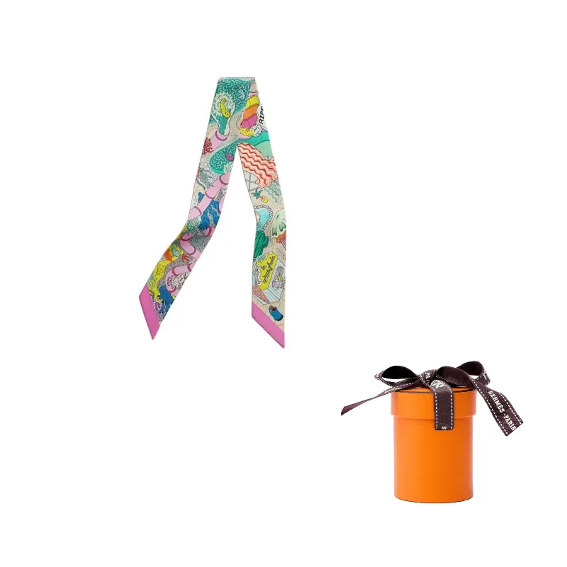 

HERMES Шёлковый платок женский разноцветный, Multicolor