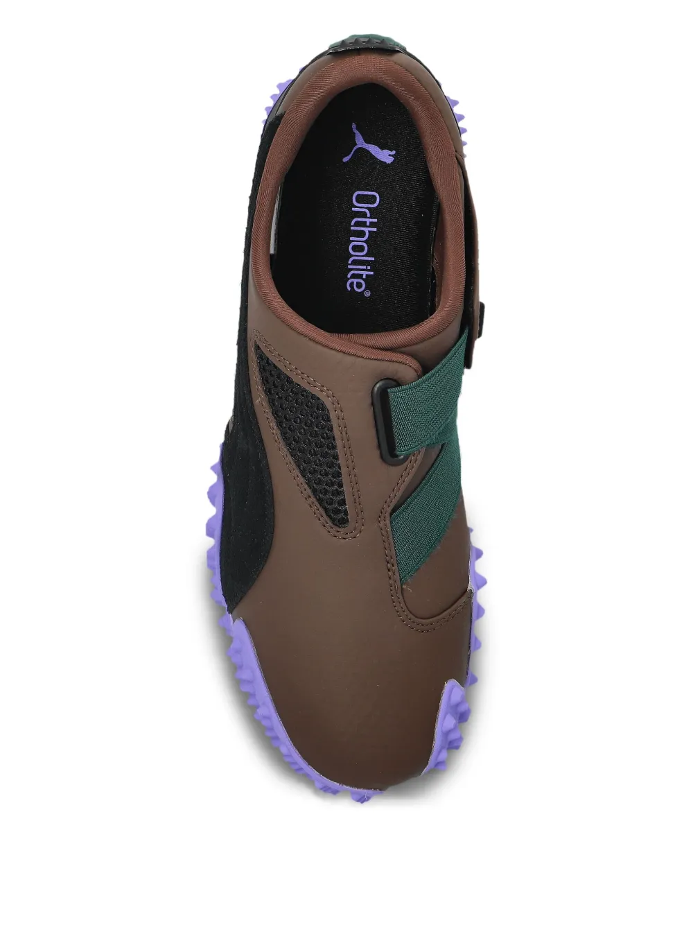 Кроссовки с сетчатыми вставками PUMA, коричневый — фото 4