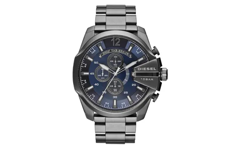 

DIESEL Часы Dz4329 Mega Chief 51mm, Blue Dial