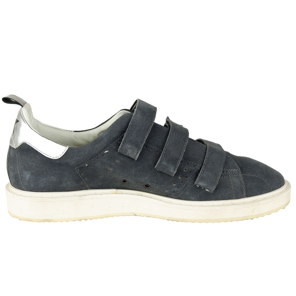 

Серые кроссовки из телячьей кожи Golden Goose, серый