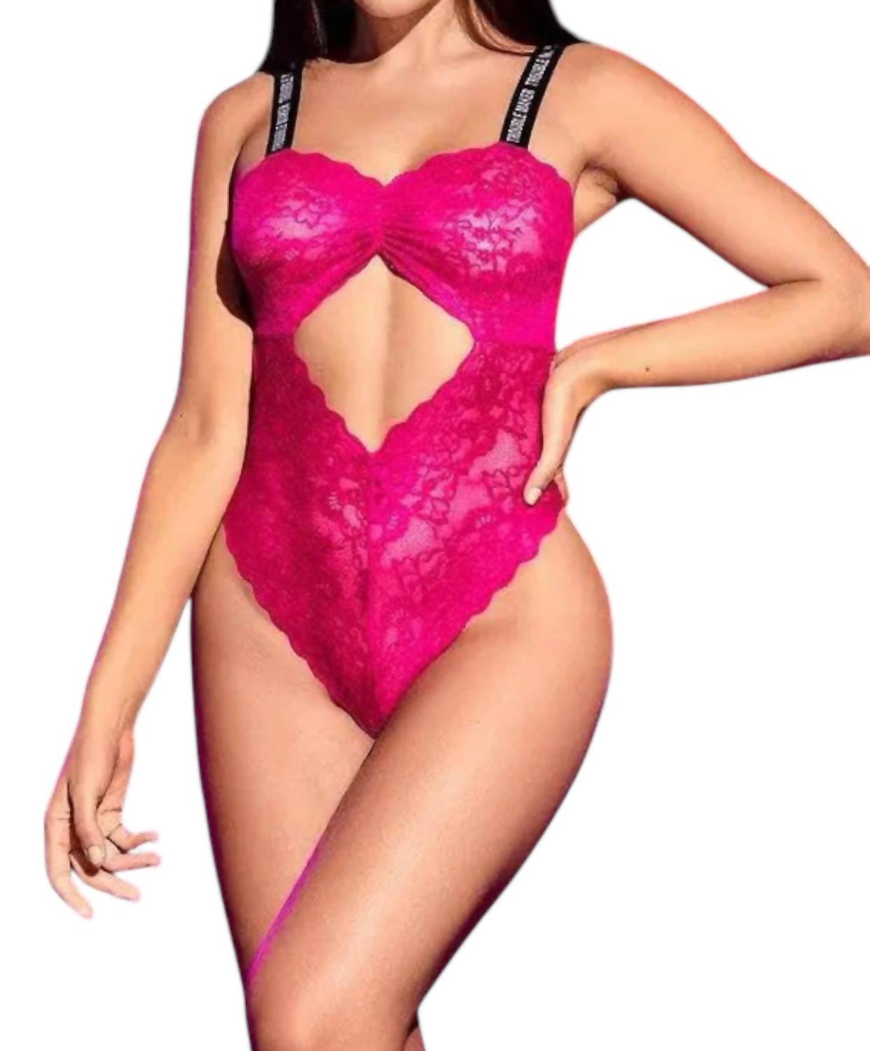 

Эластичный боди с инъекциями в ярко-розовом цвете Mapale