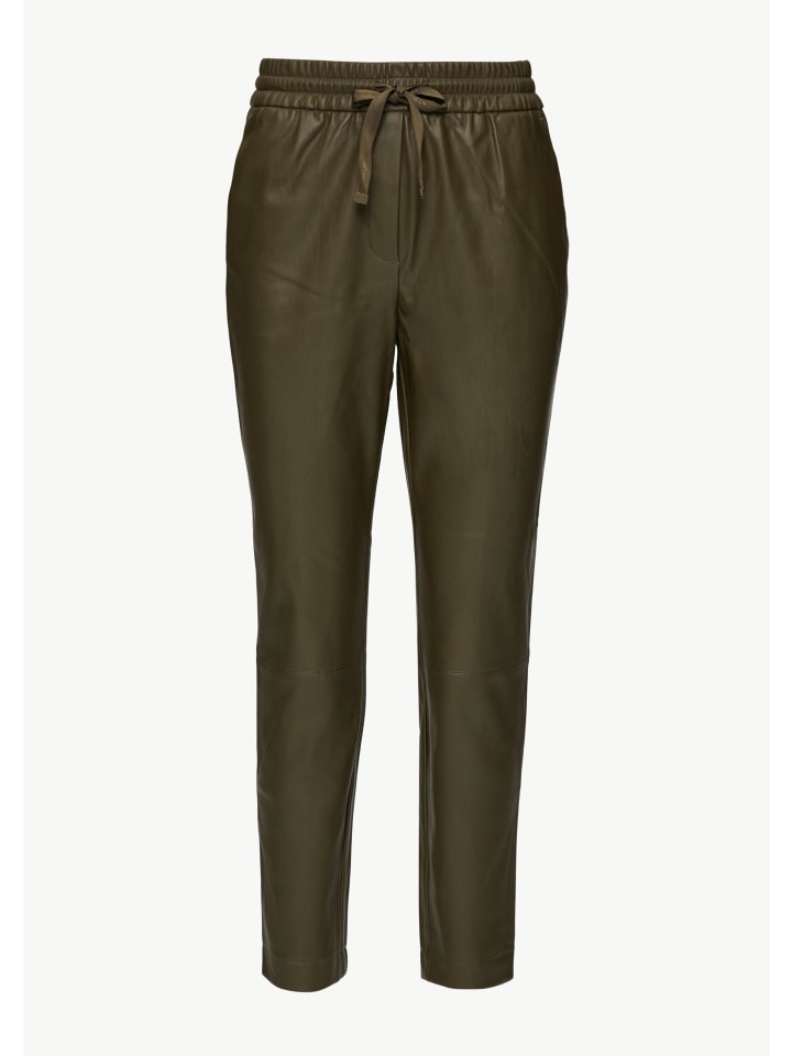 

Comma Брюки цвета 7945_оливково-зеленый