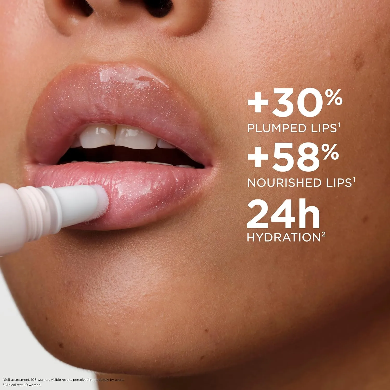 Блеск для губ Clarins Lip Perfector | Увлажняющий и придающий объем губам пептидный блеск | Мгновенный блеск с полупрозрачным мерцающим финишем | Нелипкая текстура с ароматом ванили | 0,35 унции, 20 Translucent Glow - Sheer Opal — фото 3