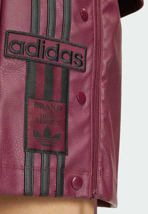 Юбка мини Adidas Originals, бордово-черный — фото 4