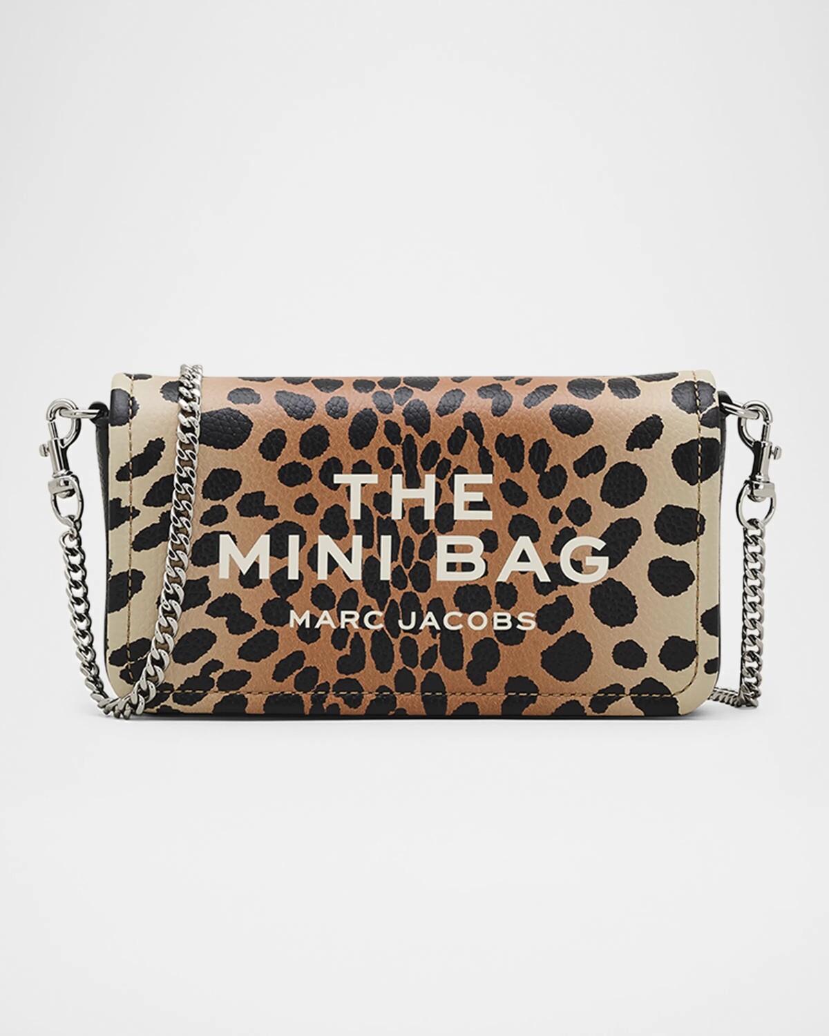 

Миниатюрная кожаная сумка через плечо с принтом гепарда Marc Jacobs, цвет Cheetah