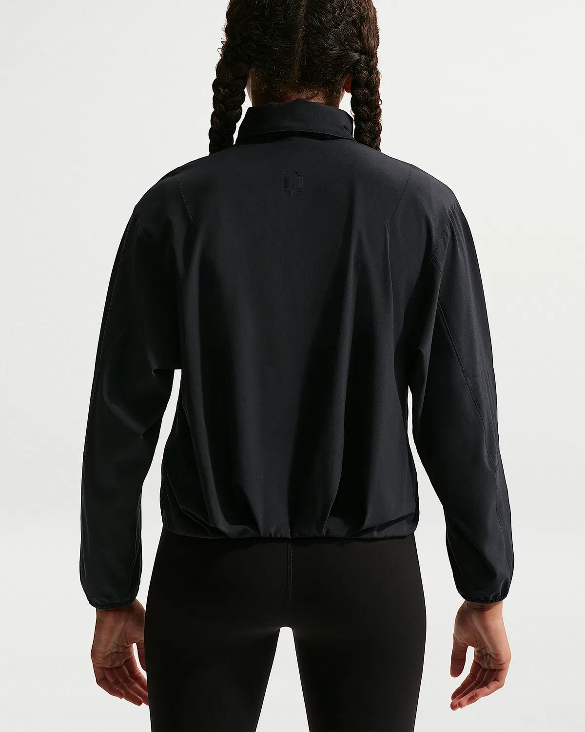 Детская ветровка Nike MAVN с водоотталкивающей пропиткой и защитой от УФ, Black/Black/Black — фото 2