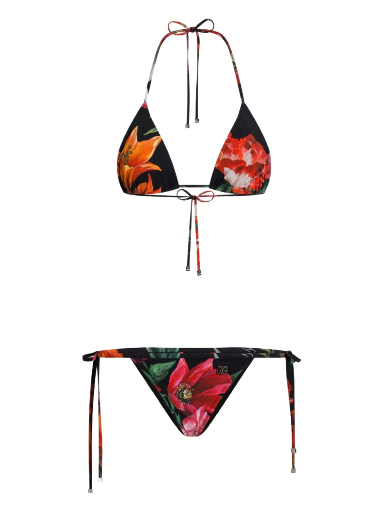 

Dolce & Gabbana бикини с цветочным принтом, черный