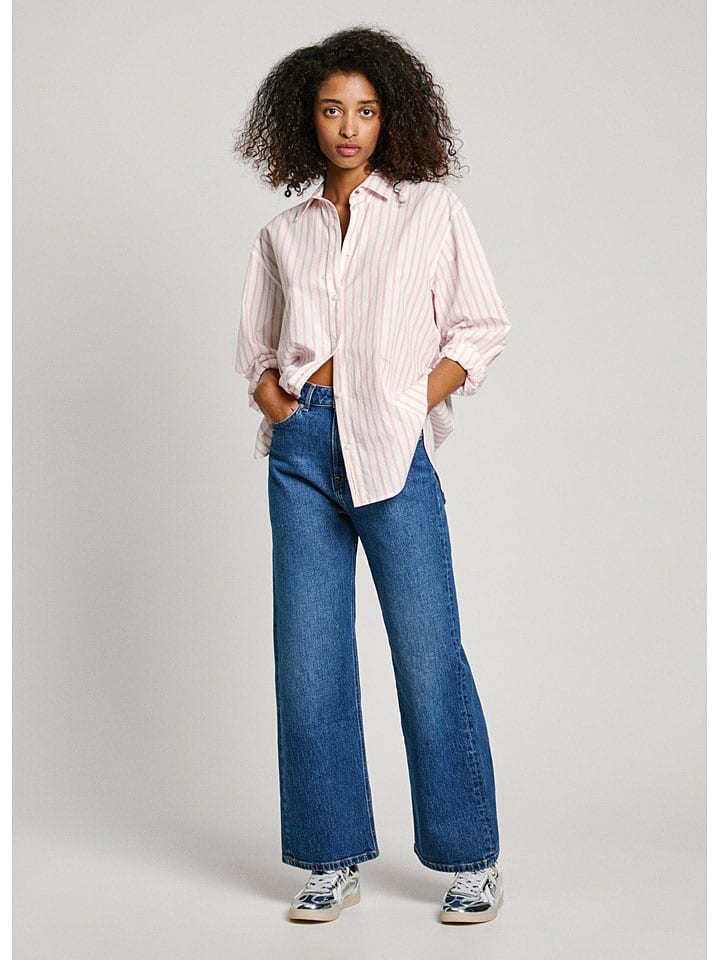 

Рубашка Pepe Jeans, розовый/белый