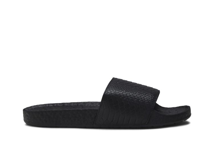 

Шлепанцы Adilette Boost Slides 'Snakeskin', черный