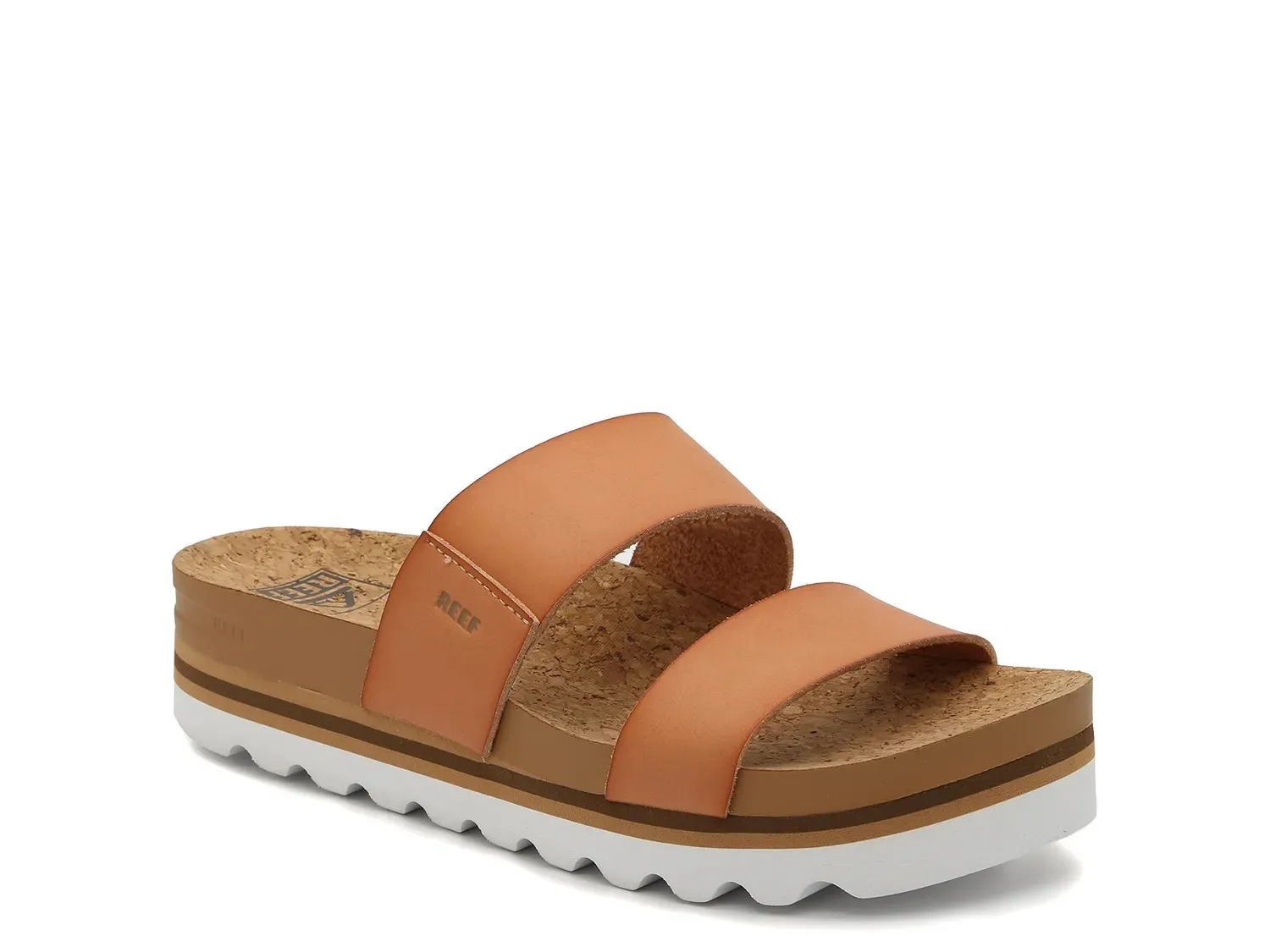 Сандалии Reef Cushion Bounce Vista Hi Wedge, коньячного цвета