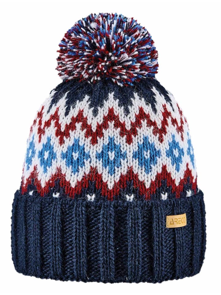 

вязаная шапка синего цвета ARECO