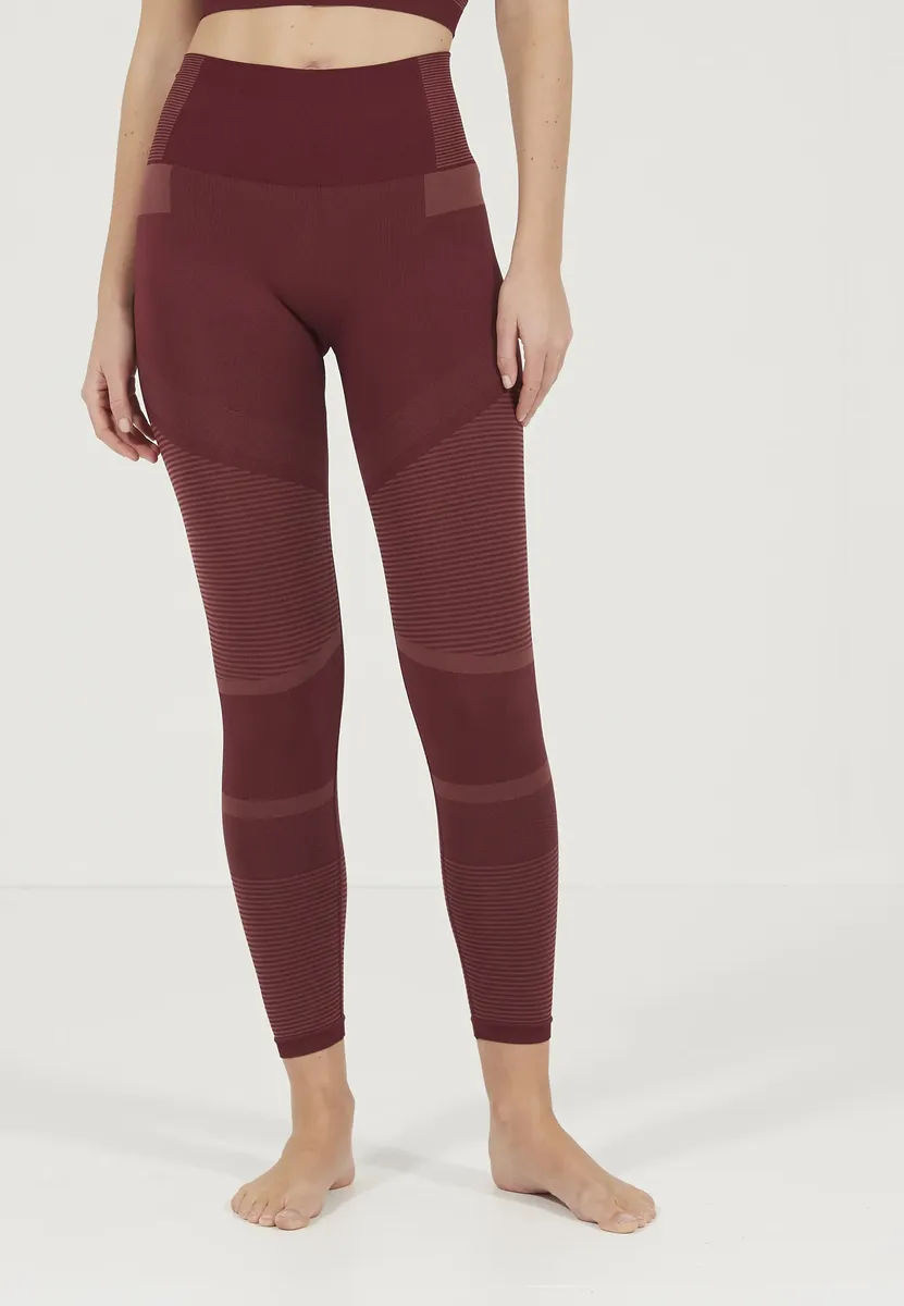 

Тайтсы для бега ATHLECIA "SEMARAN SEAMLESS", с повышенным комфортом, бордовый