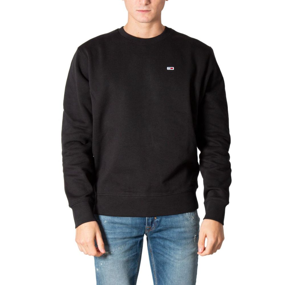 

Черный хлопковый свитер Tommy Jeans