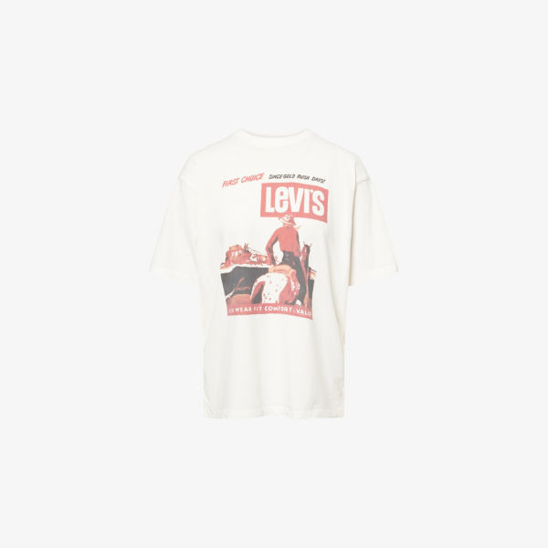 

Футболка Levis в винтажном стиле, белый