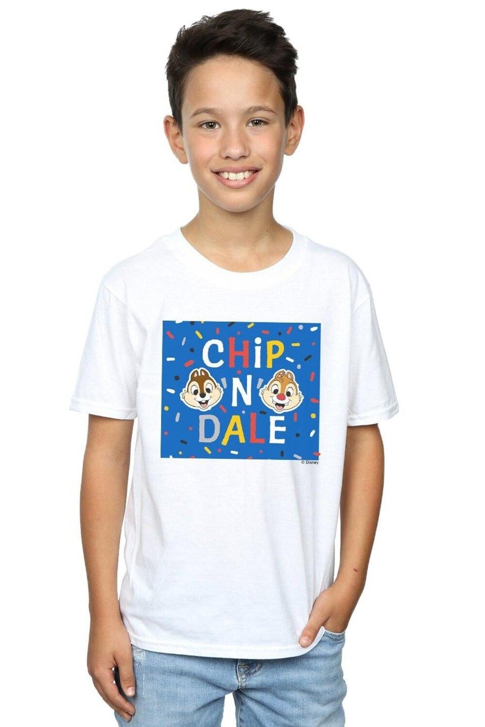 

Синяя футболка в рамке Chip N Dale Disney, белый, Синий, Синяя футболка в рамке Chip N Dale Disney, белый
