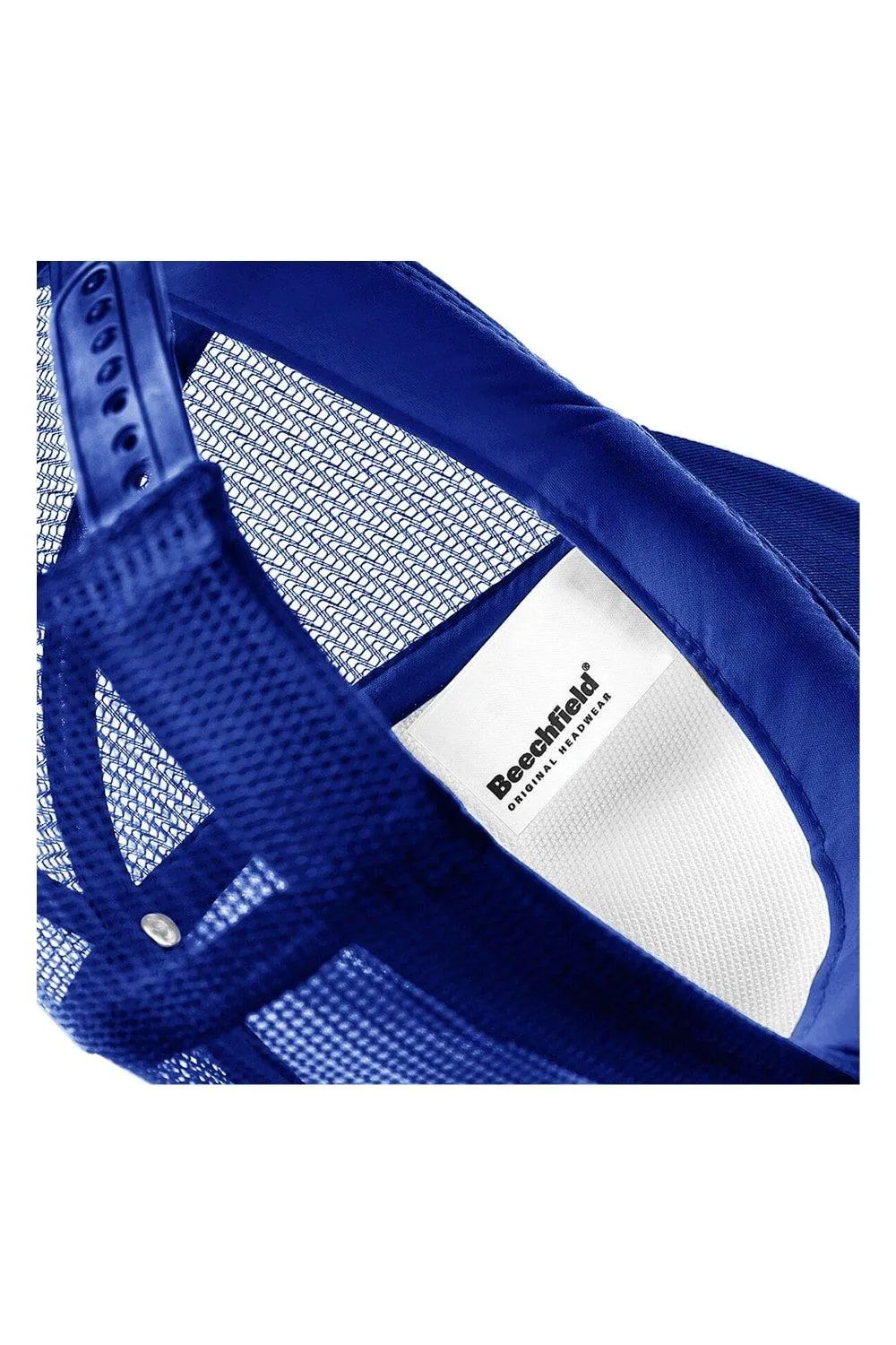 

Винтажная сетчатая кепка дальнобойщика Snapback Beechfield, синий