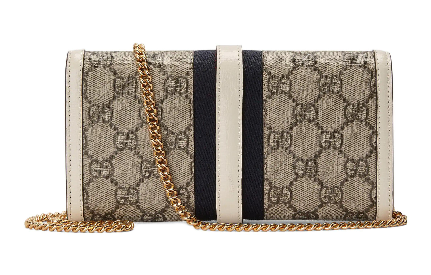GUCCI Женская сумка через плечо Джеки 1961 из холста с кожаными вставками бежевая — фото 4
