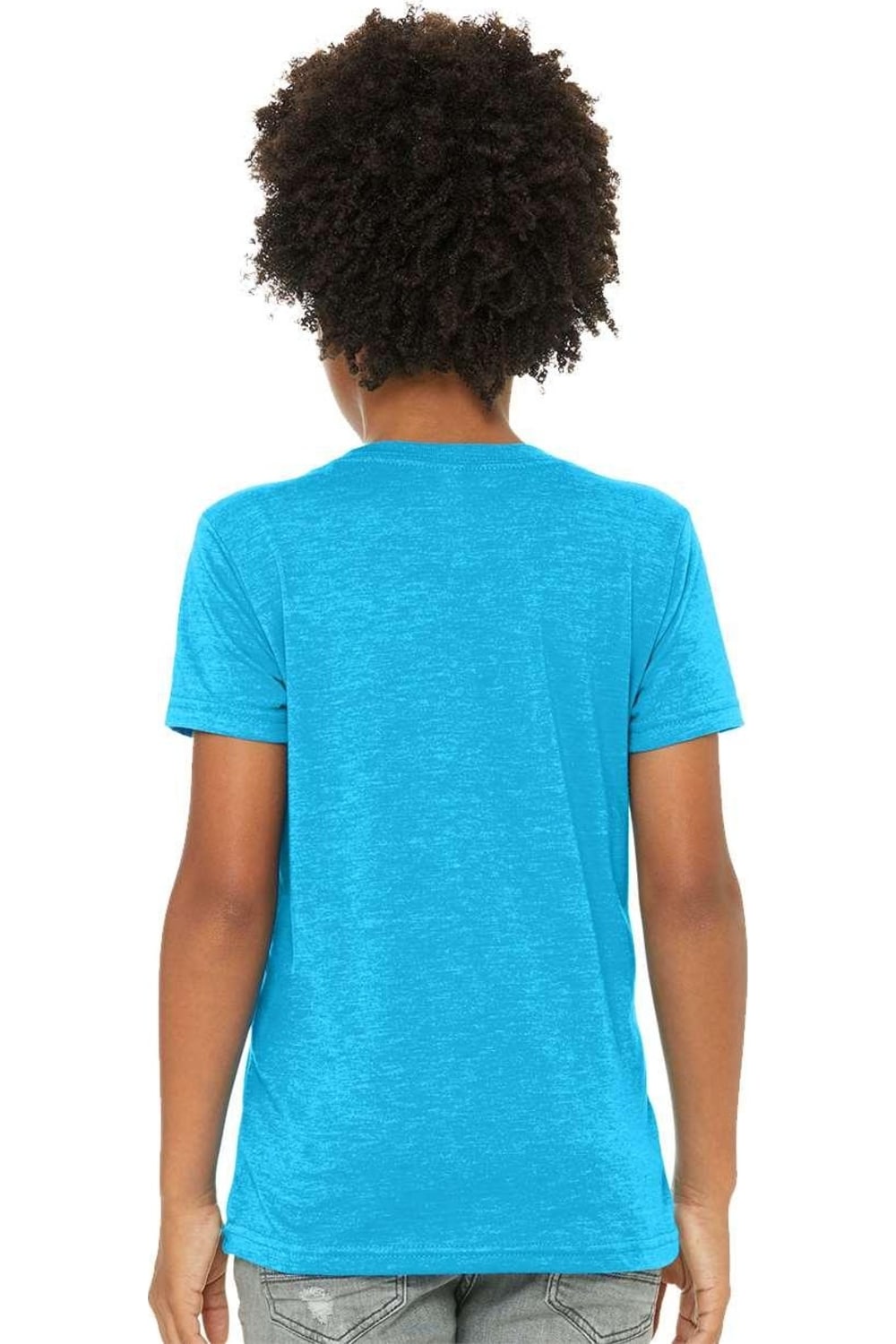 

Футболка молодежная BELLA + CANVAS CVC Jersey, синий