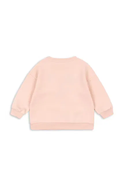 Блуза детская двусторонняя Lou Terry Sweat Shirt Konges Sløjd, розовый — фото 2