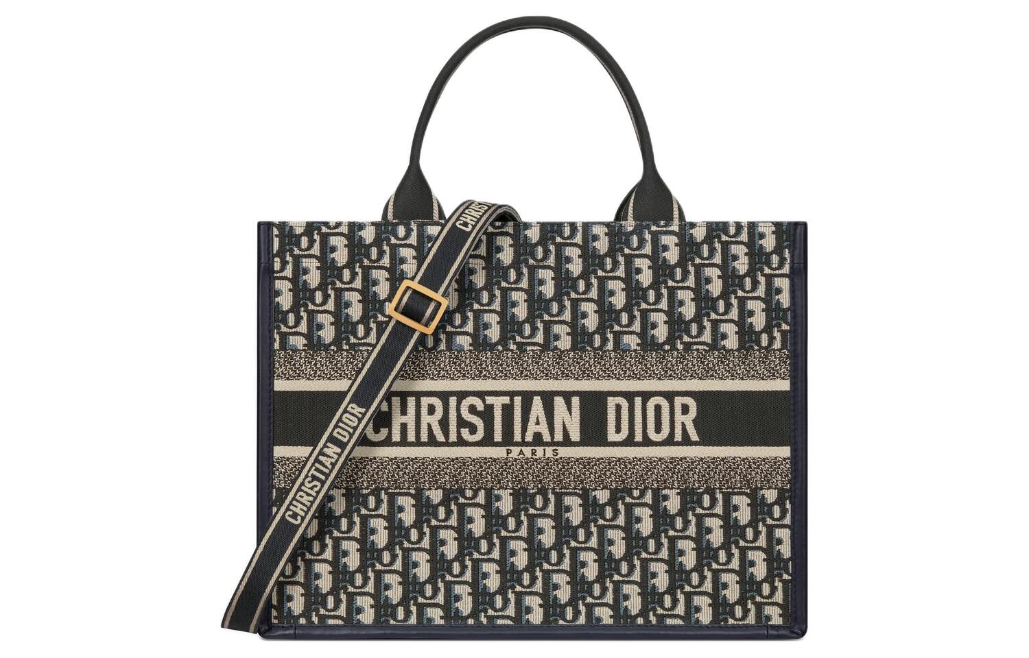 

DIOR Сумка-шоппер с косой вышивкой