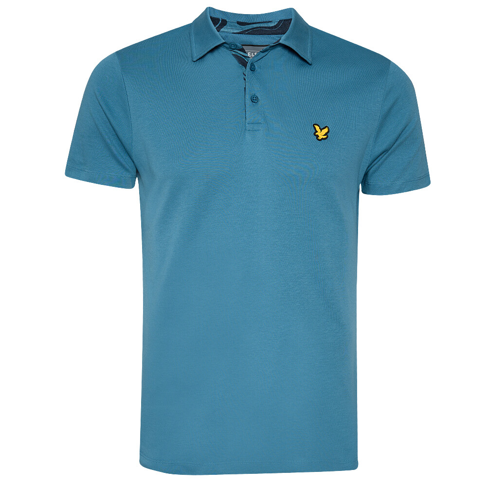 

Мужская рубашка поло Lyle & Scott с контурной планкой Lyle And Scott