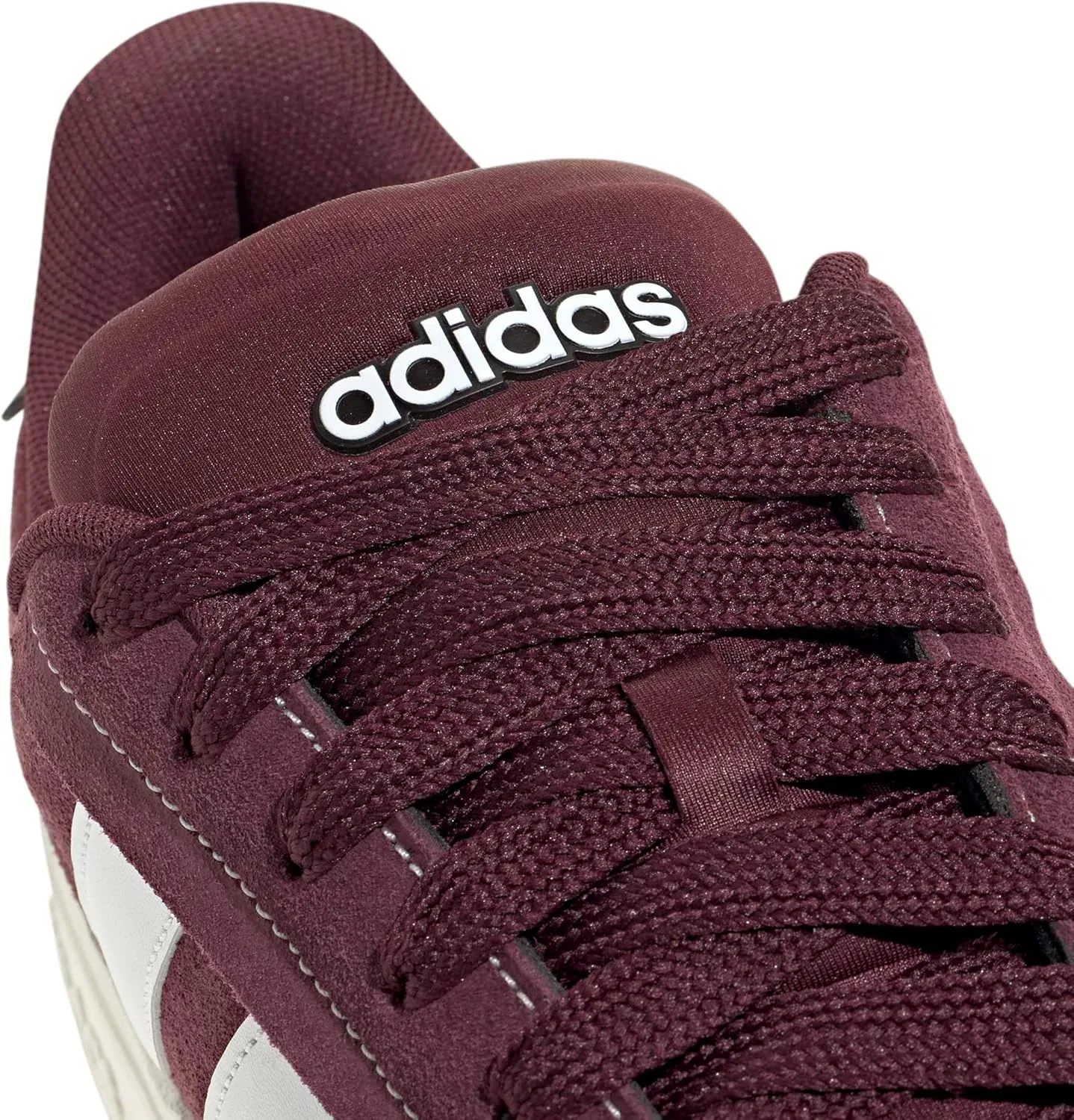 Кроссовки Adidas Grand Court Alpha унисекс, Maroon Ftwr White Gum10 — фото 4